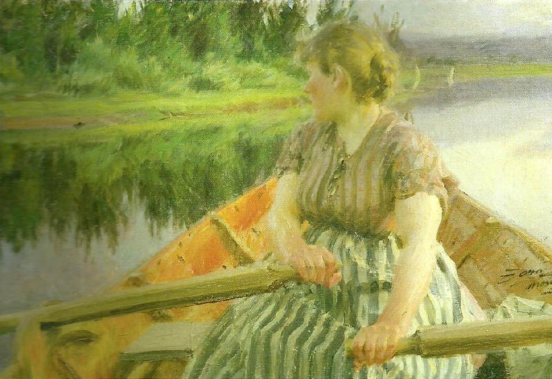 Anders Zorn midnatt oil painting picture